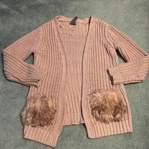 Fur Pocket Sweater
